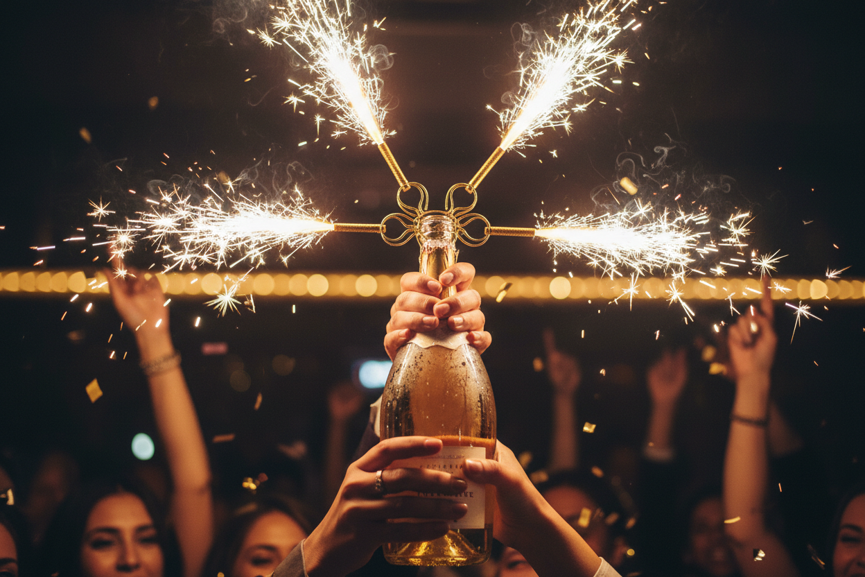 Ice Fountain Sparkler Clip Holder