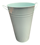 Unbranded - Blue Metal Tin Bucket 19cm Diameter